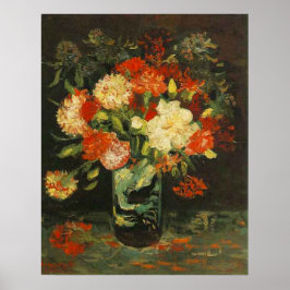 Vas med Carnations Vincent van Gogh Poster