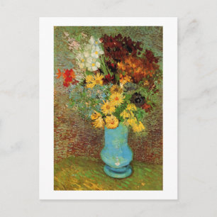 Vas med Daisy och Anemones Van Gogh Fine Art Vykort