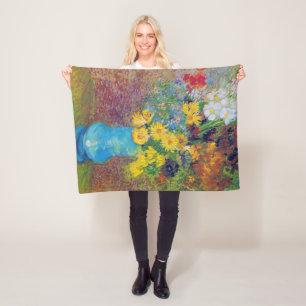 Vas med Daisy och Anemones, Van Gogh Fleecefilt