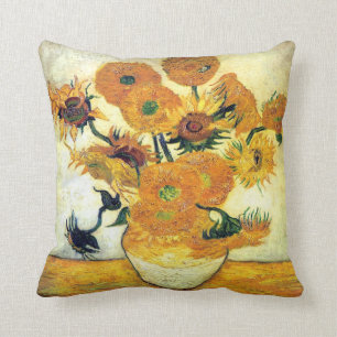 Vas med femton solrosor av Vincent Van Gogh Kudde
