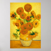 Vas med femton solrosor av Vincent van Gogh