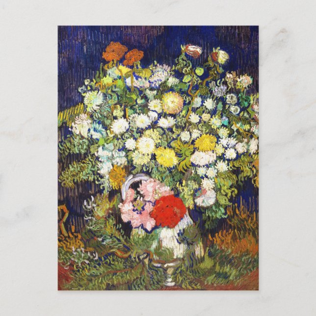 Vas med Flowers Vincent van Gogh bra art Vykort (Framsida)