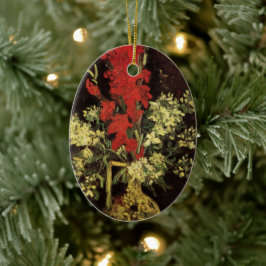 Vas med gladioler, nejlikor av Vincent van Gogh Julgransprydnad Keramik