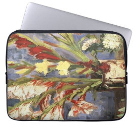 Vas med Gladioli 1886, Vincent van Gogh Laptop Sleeve