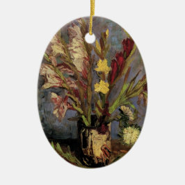 Vas med Gladioli av Vincent van Gogh Julgransprydnad Keramik