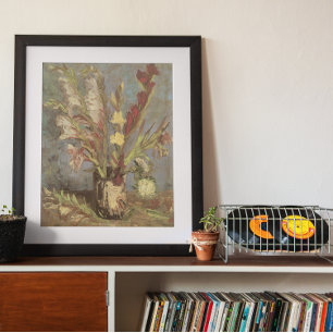 Vas med Gladioli av Vincent van Gogh Poster