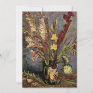 Vas med gladiolus av Vincent van Gogh
