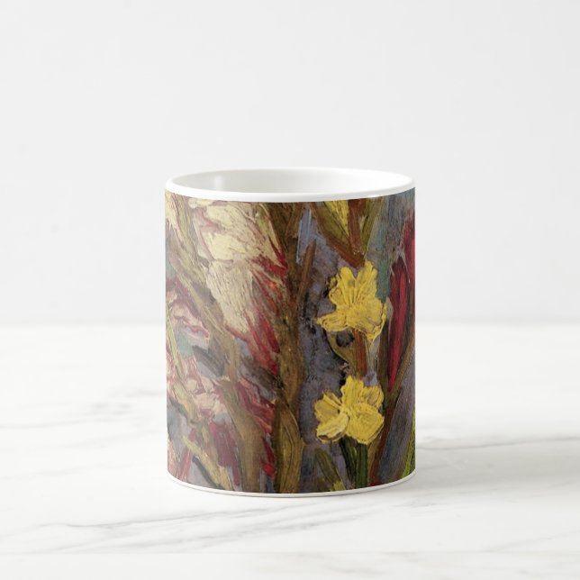 Vas med gladiolus av Vincent van Gogh Kaffemugg (Center)