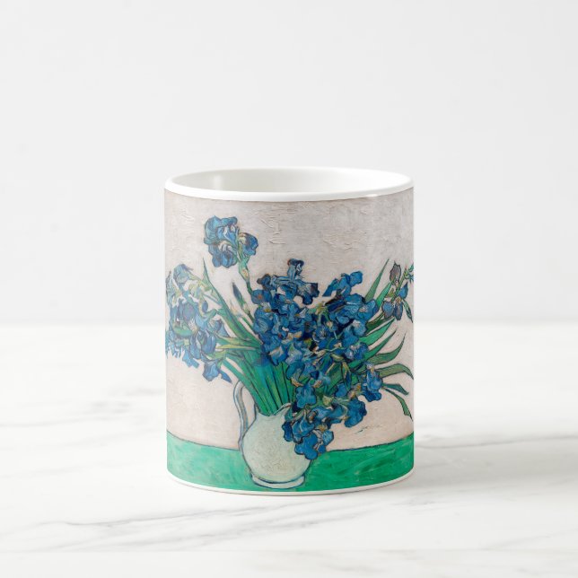 Vas med Iris, Van Gogh Kaffemugg (Center)