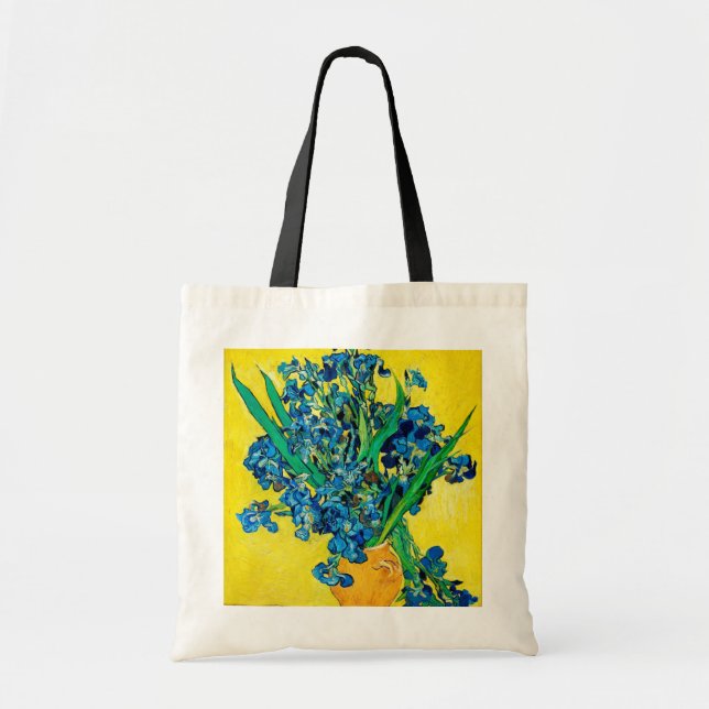 Vas med Irisar, Van Gogh Tygkasse (Framsidan)