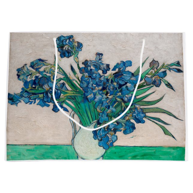 Vas med iriser, Van Gogh (Framsidan)