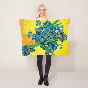 Vas med iriser, Van Gogh Fleecefilt