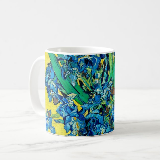 Vas med iriser, Van Gogh Kaffemugg (Framsida vänster)