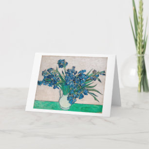 Vas med iriser, Van Gogh Kort