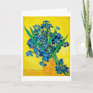 Vas med iriser, Van Gogh Kort