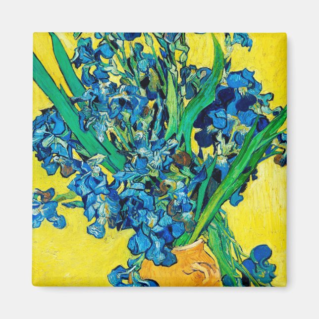 Vas med iriser, Van Gogh Magnet (Framsidan)
