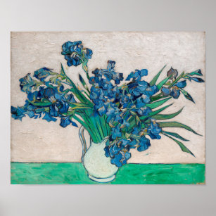 Vas med iriser, Van Gogh Poster