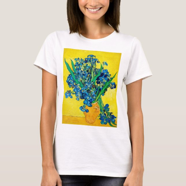 Vas med iriser, Van Gogh T Shirt (Framsida)