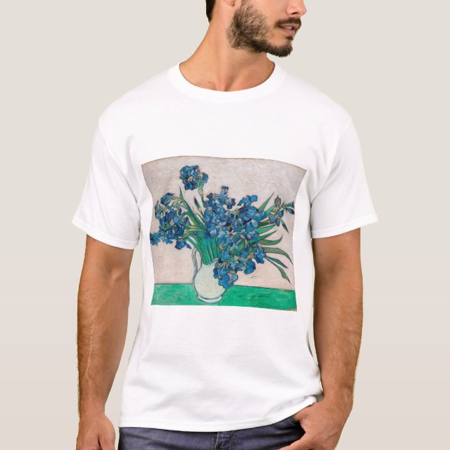 Vas med iriser, Van Gogh T Shirt (Framsida)