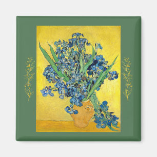 Vas med Irises , Vincent Van Gogh Magnet