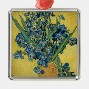 Vas med järnväsen av Van Gogh - Fortfarande livet Julgransprydnad Metall