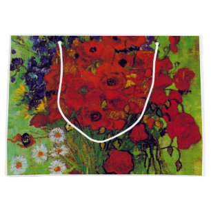 Vas med kornblommor och Poppies, Van Gogh