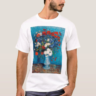 Vas med kornblommor och Poppies, Van Gogh T Shirt