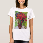 Vas med kornblommor och poppies, Van Gogh T Shirt<br><div class="desc">Vincent Willem van Gogh (den 30 mars 1853-29 juli 1890) var en nederländsk postimpressionistisk målare som hör till de mest inflytelserika och berömd figurerna i den Westernare konstens historia. På drygt ett årtionde skapat han omkring 2 100 konstverk, varav omkring 860 oljemålningar, varav de flesta härrör från de senaste två...</div>