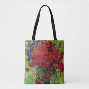 Vas med kornblommor och poppies, Van Gogh Tygkasse