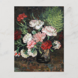Vas med nejlikor av Vincent Van Gogh, 1886 Pos Vykort