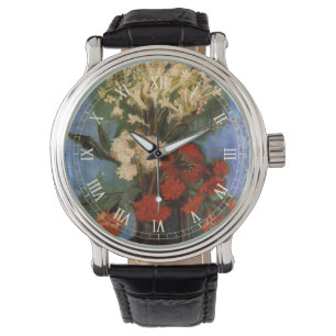 Vas med nejlikor av Vincent van Gogh Armbandsur