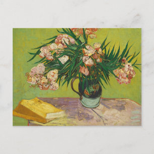 Vas med Oleanders & Bokar, Van Gogh Fine Art Vykort