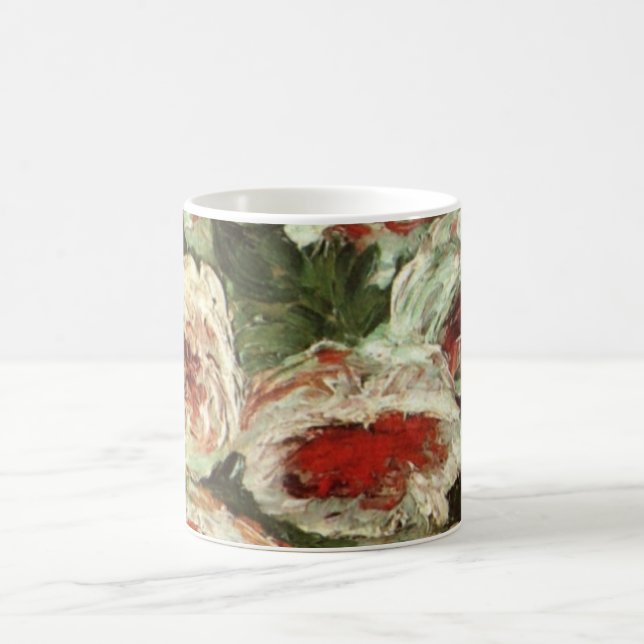 Vas med peonior av Vincent van Gogh Kaffemugg (Center)