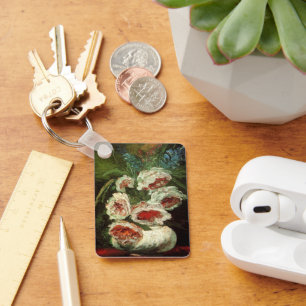 Vas med peonior av Vincent van Gogh Nyckelring