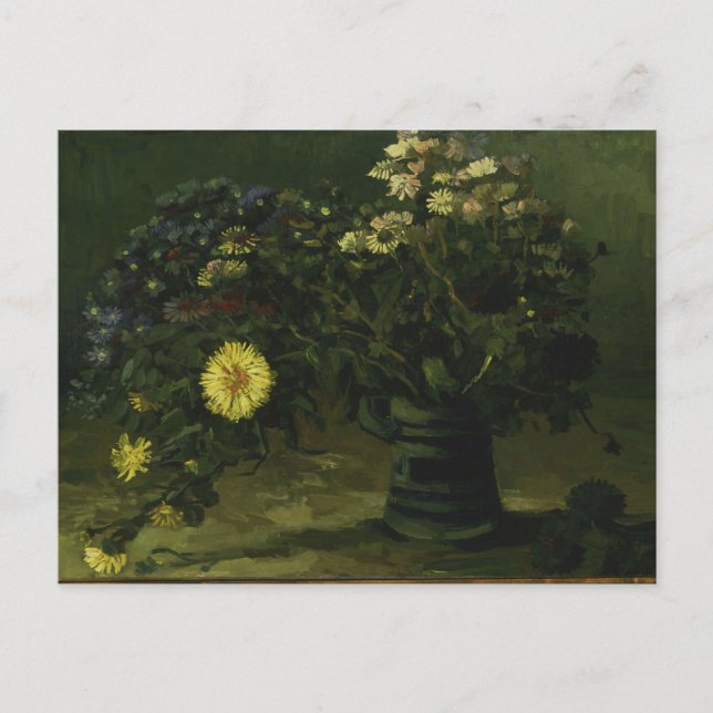 Vas med prästkragar av Vincent Van Gogh Vykort (Framsida)