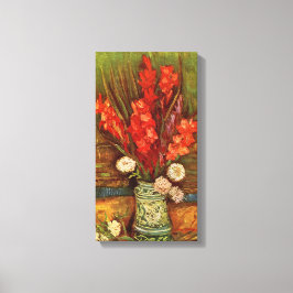 Vas med Red Gladioli av Vincent van Gogh Canvastryck
