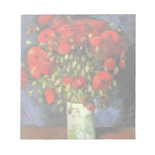 Vas med Red Poppies av Vincent van Gogh Anteckningsblock