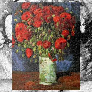 Vas med Red Poppies av Vincent van Gogh Pussel