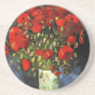 Vas med Red Poppies av Vincent van Gogh Underlägg