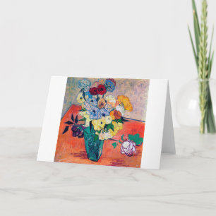 Vas med Ro och Anemones, Van Gogh Kort
