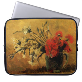 Vas med Röda och vita nejlikor, Van Gogh Laptop Sleeve