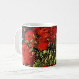 Vas med Röda poppies av Vincent Van Gogh Kaffemugg