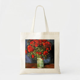 Vas med Röda poppies av Vincent Van Gogh Tygkasse