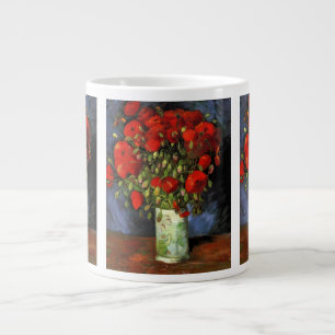 Vas med röda vallmor av Vincent van Gogh Jumbo Mugg