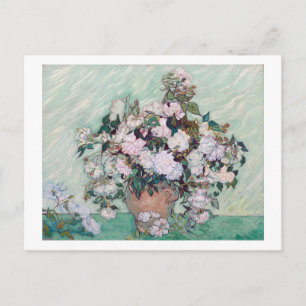 Vas med Rosa ros, Van Gogh Vykort