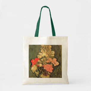 Vas med rosemalvor av Vincent van Gogh Tygkasse