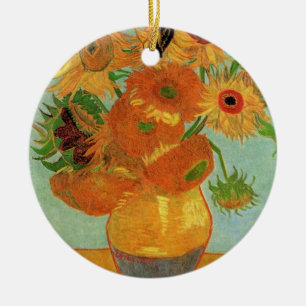 Vas med tolv smycken, Vincent van Gogh. Julgransprydnad Keramik