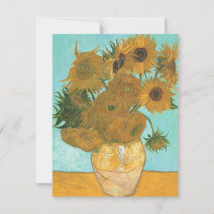 Vas med tolv solblommor av Vincent van Gogh