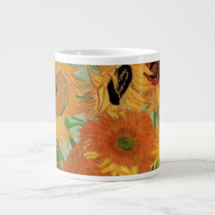 Vas med tolv solblommor av Vincent van Gogh Jumbo Mugg