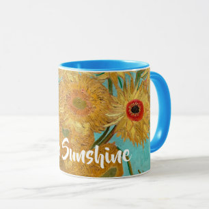 Vas med tolv solblommor av Vincent Van Gogh Mugg